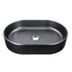 Nantucket Sinks Italian Fireclay Vanity Sink - Matte Black RC5022MB