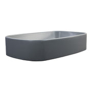Nantucket Sinks Italian Fireclay Rectangular Vanity Sink - Matte Concrete RC6044C - view 5
