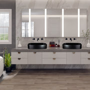 Nantucket Sinks Italian Fireclay Rectangular Vanity Sink - Matte Black RC6044MB - view 7