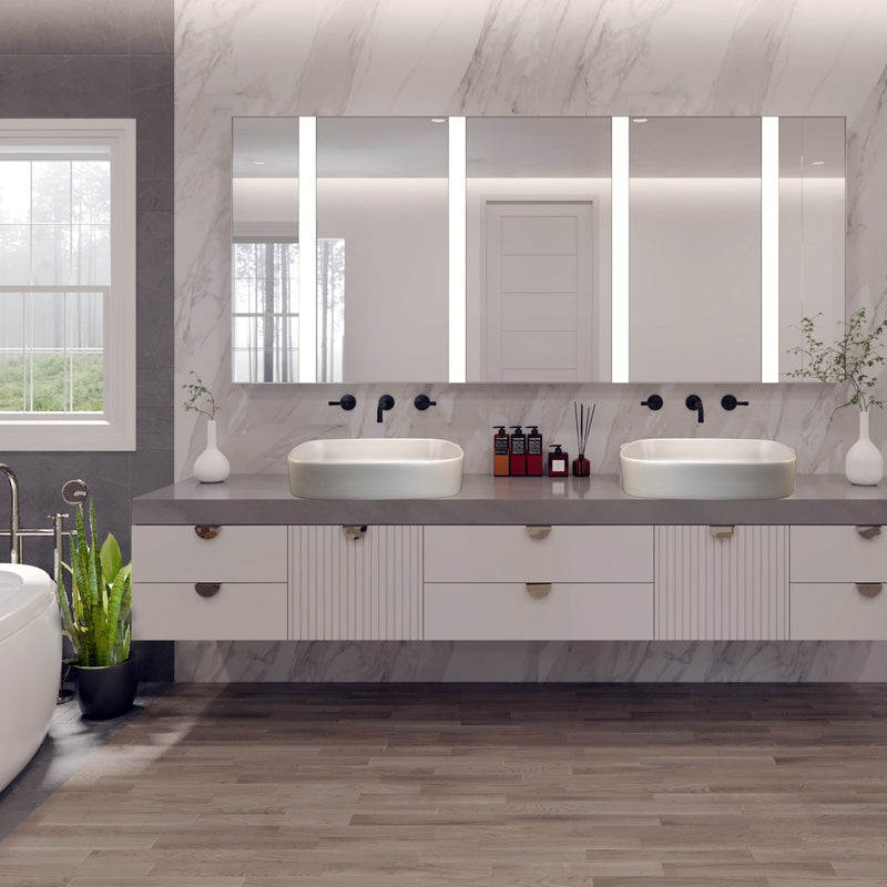 Nantucket Sinks Italian Fireclay Rectangular Vanity Sink RC6044MW - Garda - view 7