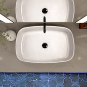 Nantucket Sinks Italian Fireclay Rectangular Vanity Sink RC6044MW - Garda - view 8