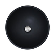 Nantucket Sinks Drake Fireclay Hand-decorated Vanity Sink - Matte Black RC7040GMS-MB - view 3
