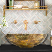 Nantucket Sinks Drake Fireclay Hand-decorated Vanity Sink - Matte Black RC7040GMS-MB - view 7