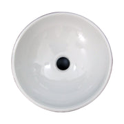 Nantucket Sinks Drake Fireclay Hand-decorated Vanity Sink - White RC7040GMS-W - view 3
