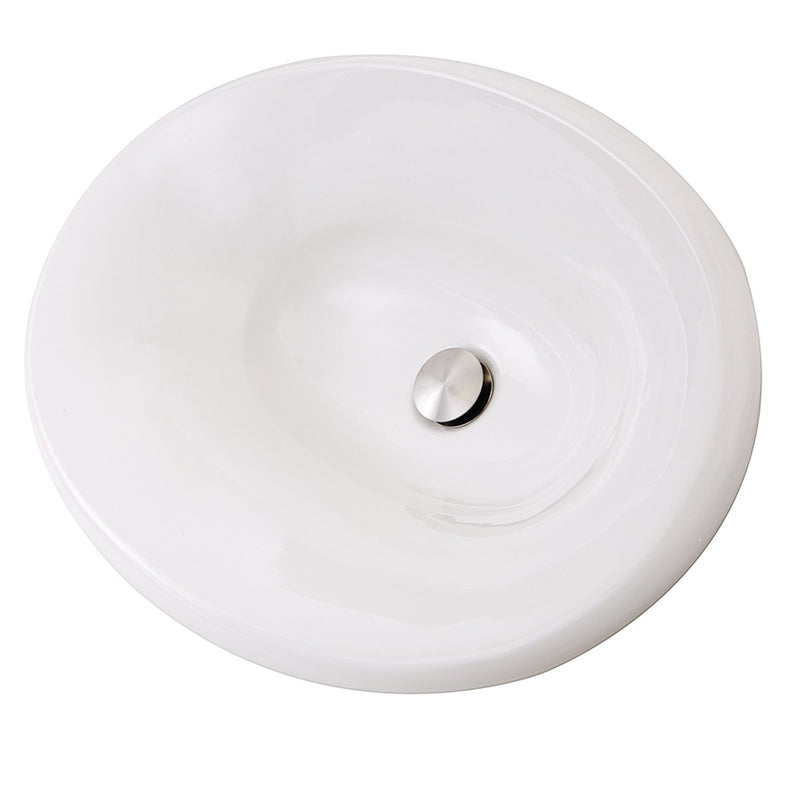 Nantucket Sinks Tortola Italian Fireclay Vanity Sink RC70640W - view 2