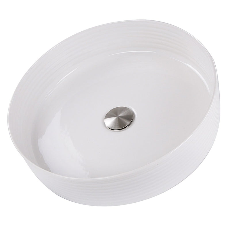 Nantucket Sinks Kiel Italian Fireclay Vanity Sink RC7102WV
