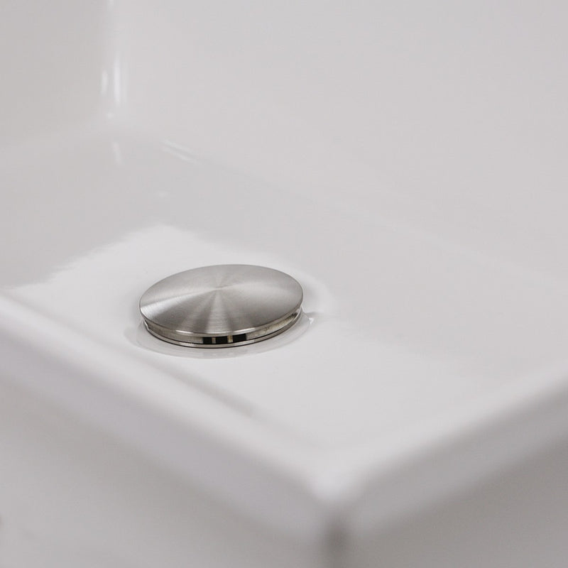 Nantucket Sinks Cannes Italian Fireclay Vanity Sink RC73040W - view 3