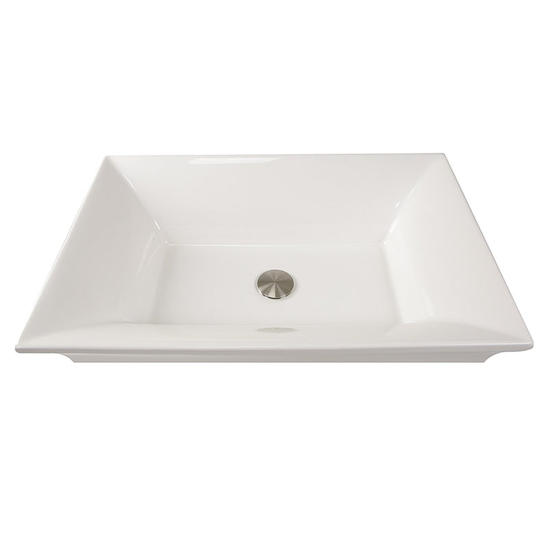 Nantucket Sinks Cannes Italian Fireclay Vanity Sink RC73040W - view 4