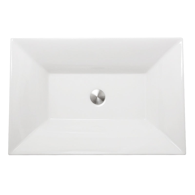 Nantucket Sinks Cannes Italian Fireclay Vanity Sink RC73040W
