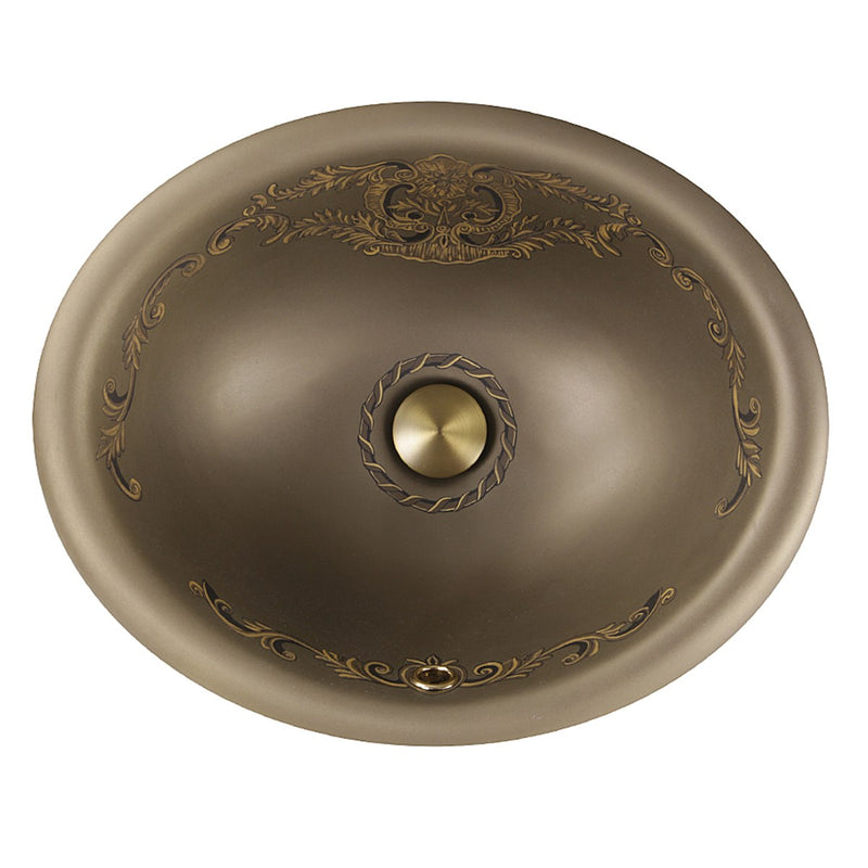 Nantucket Sinks St. Louis Italian Fireclay Vanity Sink RC73240BHY