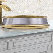 Nantucket Sinks St. Bart Fireclay Hand-decorated Vanity Sink RC74040PG - view 5