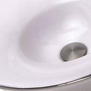 Nantucket Sinks St. Malo Italian Fireclay Vanity Sink RC77240P - view 3