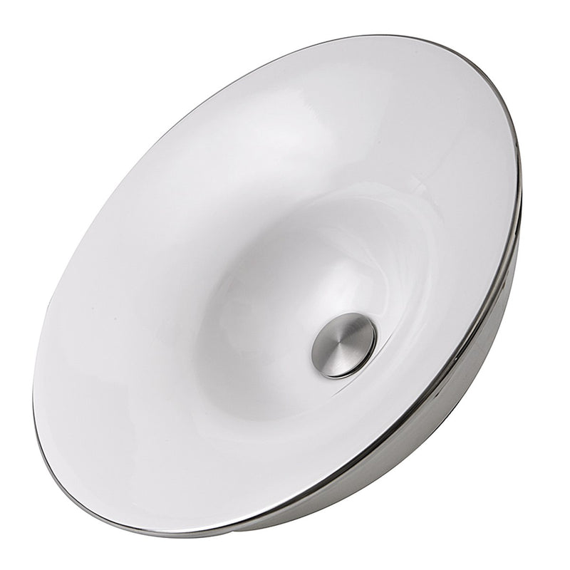 Nantucket Sinks St. Malo Italian Fireclay Vanity Sink RC77240P