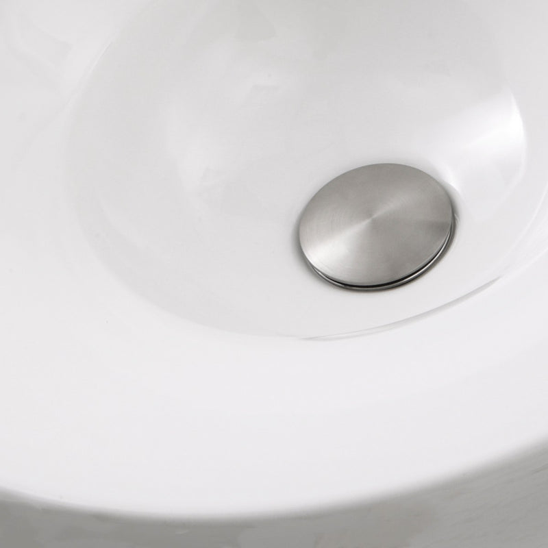 Nantucket Sinks Dinard Italian Fireclay Vanity Sink RC77240W - view 3