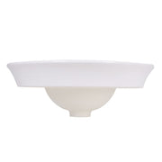 Nantucket Sinks Dinard Italian Fireclay Vanity Sink RC77240W - view 4