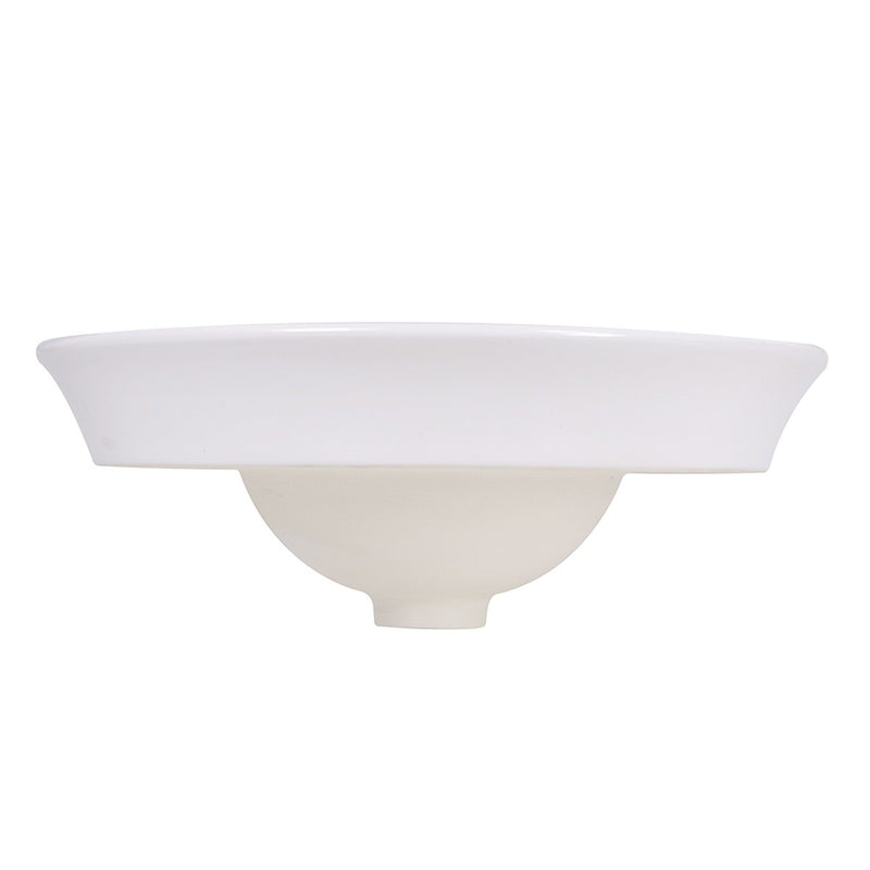 Nantucket Sinks Dinard Italian Fireclay Vanity Sink RC77240W - view 4