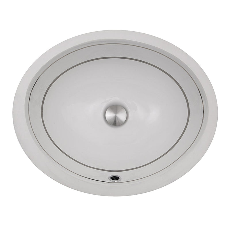 Nantucket Sinks Izola Italian Fireclay Vanity Sink RC78340SL