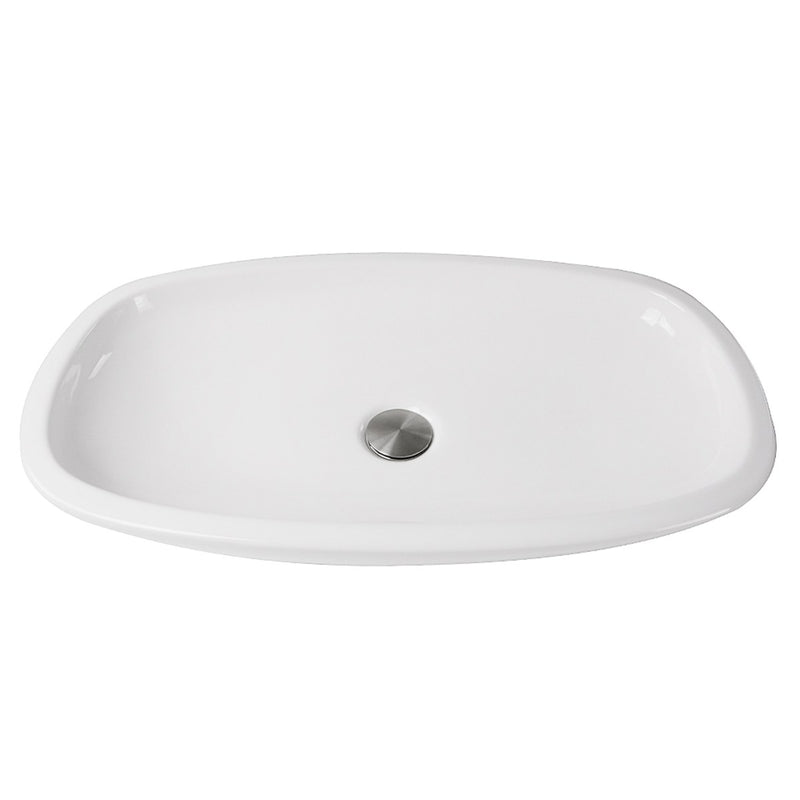Nantucket Sinks Portofino Italian Fireclay Vanity Sink RC79041W - view 4