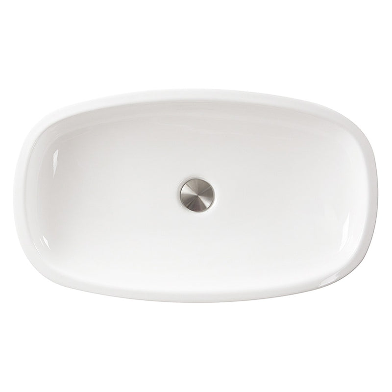 Nantucket Sinks Portofino Italian Fireclay Vanity Sink RC79041W