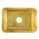 Nantucket Sinks 20 Inch Hammered Brass Bar/Island Sink REB2014