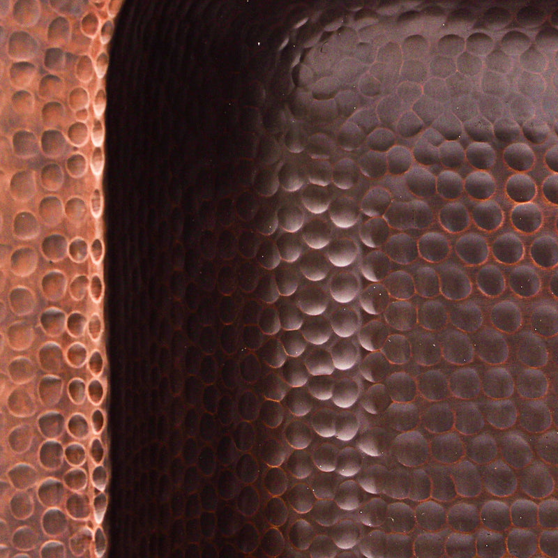 Nantucket Sinks REHC-2.5 - Hammered Copper Rectangle Bar Sink - view 5