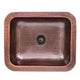 Nantucket Sinks REHC-2.5 - Hammered Copper Rectangle Bar Sink