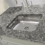 Nantucket Sinks RES - 17.5 Inch Hammered Stainless Steel Rectangle Bar Sink - view 6