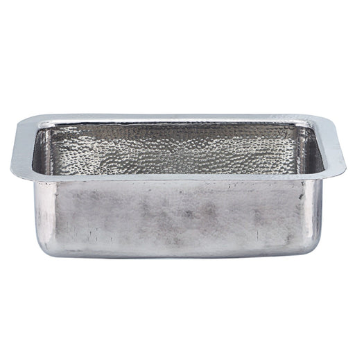 Nantucket Sinks 20 Inch Hammered Stainless Bar/Island Sink - Polished Stainless Steel RES2014 - view 2