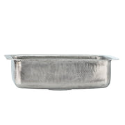 Nantucket Sinks 20 Inch Hammered Stainless Bar/Island Sink - Matte / Brushed Stainless Steel RES2014-MF - view 3