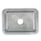 Nantucket Sinks 20 Inch Hammered Stainless Bar/Island Sink - Matte / Brushed Stainless Steel RES2014-MF