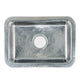 Nantucket Sinks 20 Inch Hammered Stainless Bar/Island Sink - Polished Stainless Steel RES2014