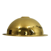 Nantucket Sinks ROB - 13 Inch Hand Hammered Brass Round Undermount Bar Room Sink - view 4