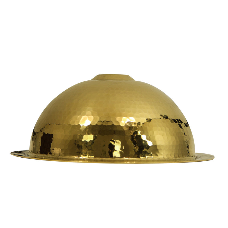 Nantucket Sinks ROB - 13 Inch Hand Hammered Brass Round Undermount Bar Room Sink - view 4