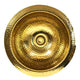 Nantucket Sinks ROB - 13 Inch Hand Hammered Brass Round Undermount Bar Room Sink
