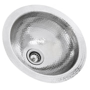 Nantucket Sinks ROS 13 Inch Hand Hammered Stailess Steel Round Bar Sink - view 2