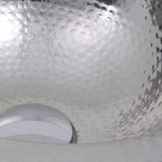 Nantucket Sinks ROS-OF 13 Inch Hand Hammered Stailess Steel Round Undermount Bathroom Sink With Overflow - view 3