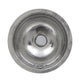 Nantucket Sinks ROS-OF 13 Inch Hand Hammered Stailess Steel Round Undermount Bathroom Sink With Overflow