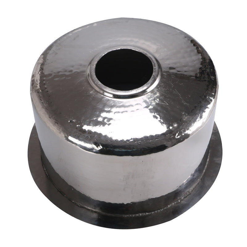 Nantucket Sinks RS15-SS 15-Inch Hand Hammered Round Stainless Steel Bar Sink - view 4