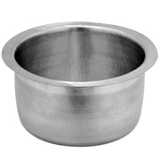 Nantucket Sinks RS15-SSMF 15-Inch Hand Hammered Round Stainless Steel Bar Sink Satin Matte Finish - view 3