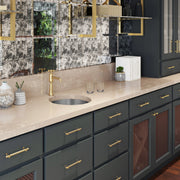 Nantucket Sinks RS15-SSMF 15-Inch Hand Hammered Round Stainless Steel Bar Sink Satin Matte Finish - view 8