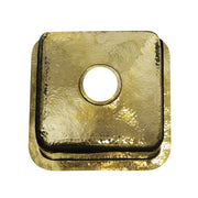 Nantucket Sinks SQRB-7 16.625 Inch Hammered Brass Square Dual-mount Bar Sink - view 5
