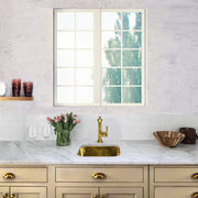 Nantucket Sinks SQRB-7 16.625 Inch Hammered Brass Square Dual-mount Bar Sink - view 6