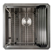Nantucket Sinks SR-PS-1919-16 Pro Series Prep-Station Single Bowl Undermount Stainless Steel Entertainment Sink - view 3