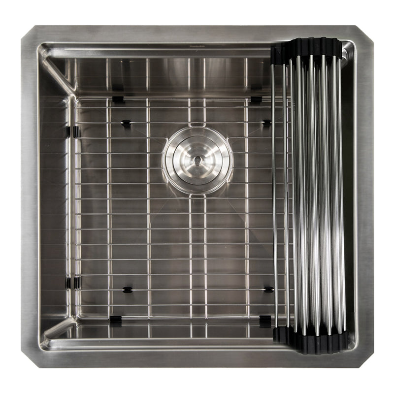 Nantucket Sinks SR-PS-1919-16 Pro Series Prep-Station Single Bowl Undermount Stainless Steel Entertainment Sink - view 3