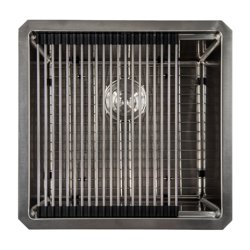 Nantucket Sinks SR-PS-1919-16 Pro Series Prep-Station Single Bowl Undermount Stainless Steel Entertainment Sink - view 4