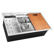 Nantucket Sinks SR-PS-3018-16 - 30 Inch Pro Series Prep-Station Single Bowl Undermount Stainless Steel Kitchen Sink with Included Accessories - view 2