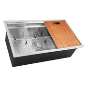 Nantucket Sinks SR-PS-3018-16 - 30 Inch Pro Series Prep-Station Single Bowl Undermount Stainless Steel Kitchen Sink with Included Accessories - view 3