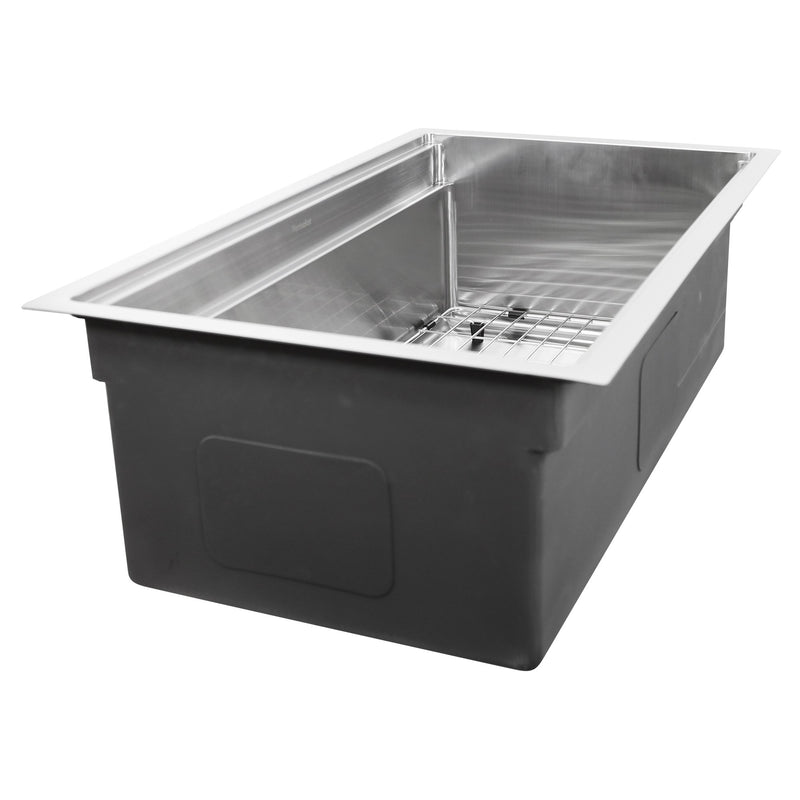 Nantucket Sinks SR-PS-3220-16 - 32 Inch Professional Prep Station Small Radius Undermount Stainless Kitchen Sink with Accessories - view 2