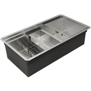 Nantucket Sinks SR-PS-3220-16 Small Radius Pro Series Prep Station Single Bowl Undermount Stainless Steel Kitchen Sink with Compatible Accessories SR-PS-3220-OSD - view 2