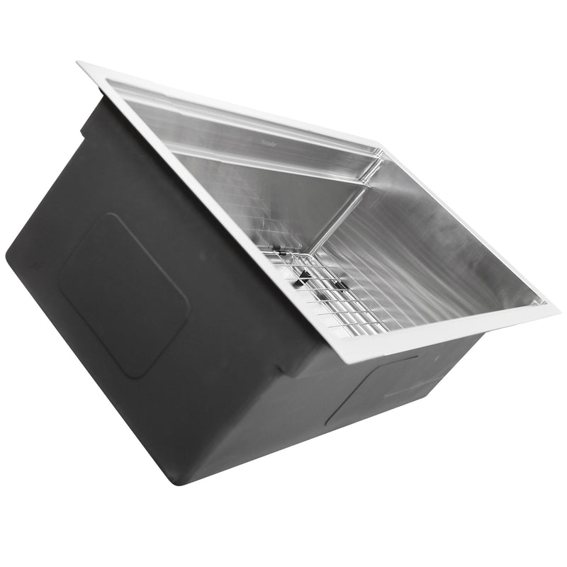 Nantucket Sinks SR-PS-3620-16 - 36 Inch Pro Series Large Prep Station Single Bowl Undermount Stainless Steel Kitchen Sink with Compatible Accessories - view 6